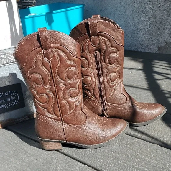 Cat & Jack Cowgirl Boots - Picture 1 of 5